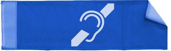 Armbinde für Schwerhörige